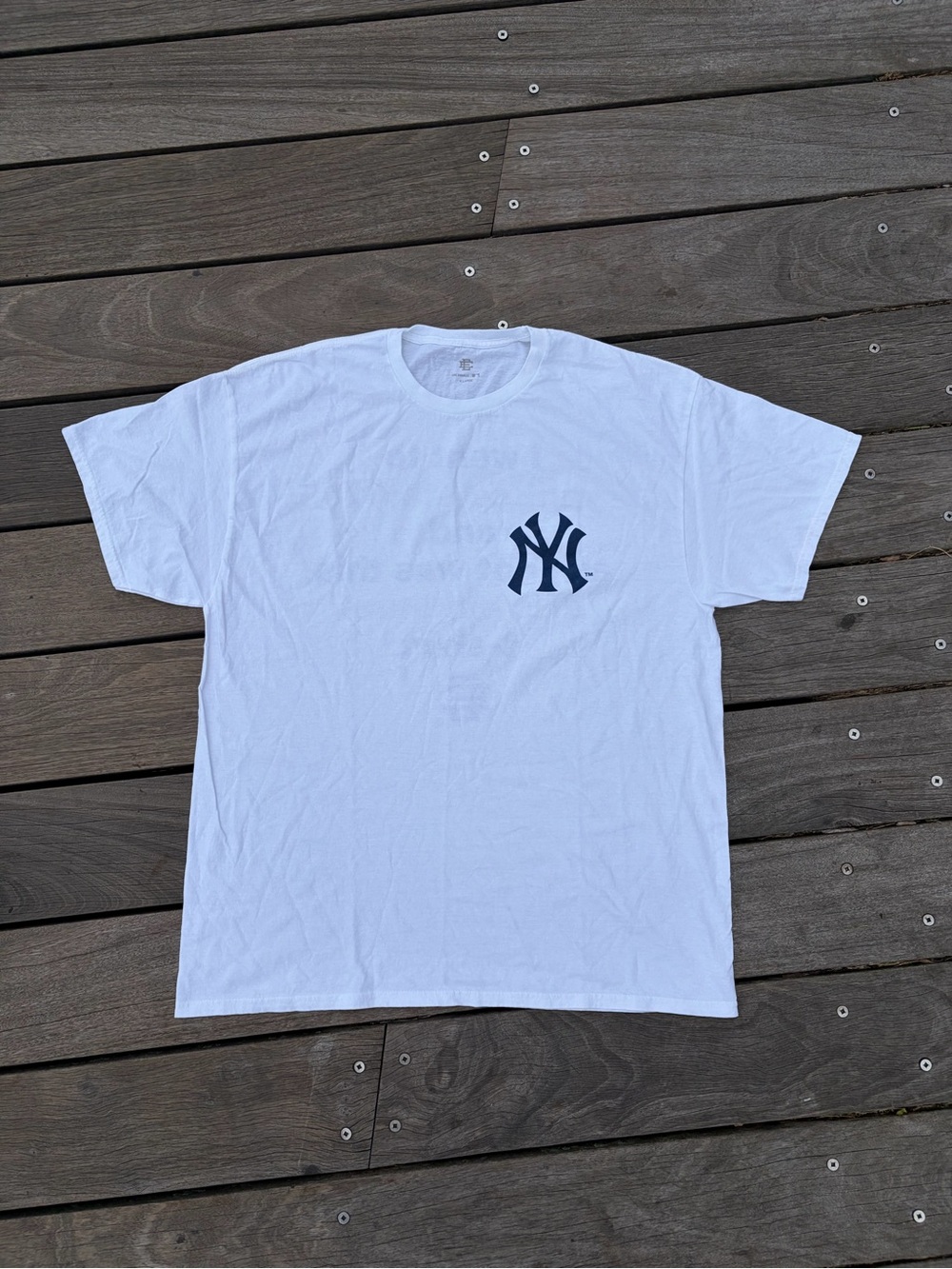 Eric Emanual White Logo T-Shirt for Men